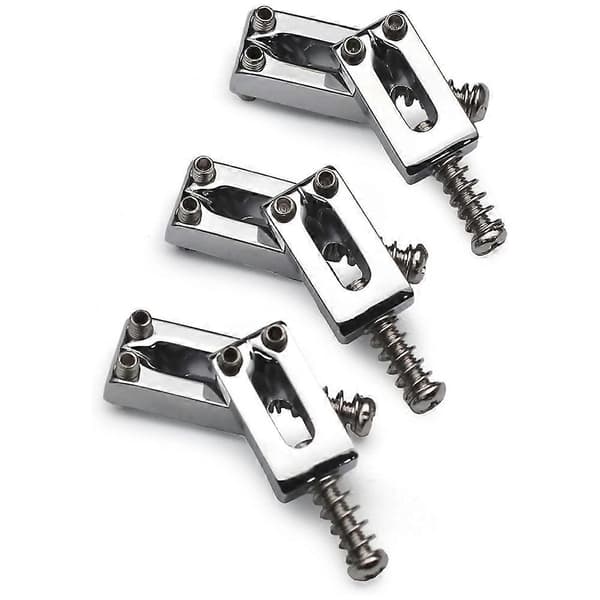 10,5 mm Gitarr Tremolo Stall Sadel Kompatibel med Fender Stratocaster, Silver-Perfekt