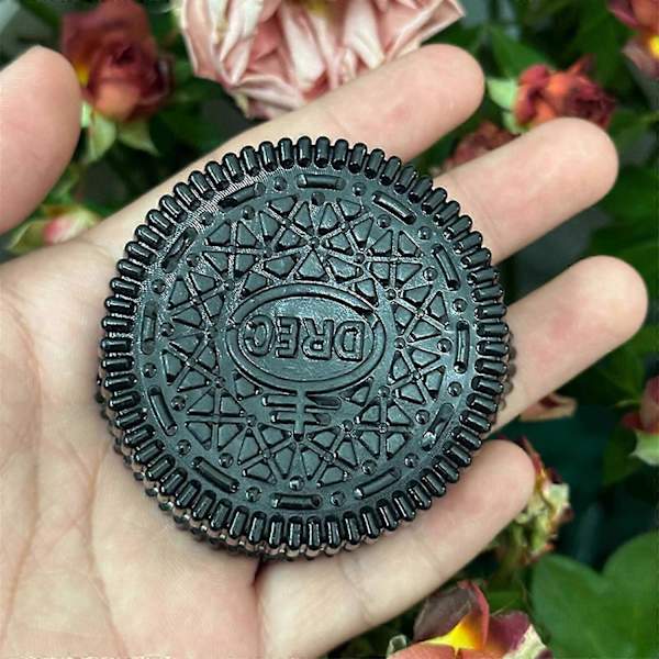 Rosa Kak-Squishy, Kex Stressleksak, Kläm Sandwich Simuleringsleksak - Perfekt Black