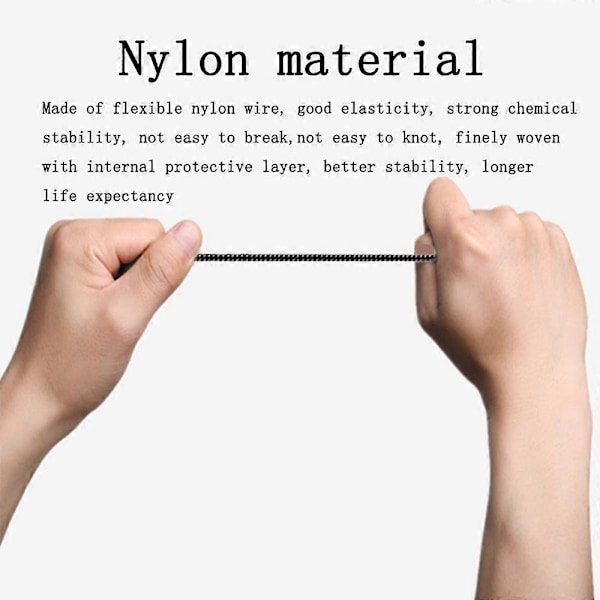 80cm Nylonkabel Fjärrkontroll USB Laddningskabel för DJI Mavic Mini/Air/2/Pro/Spark - Perfekt