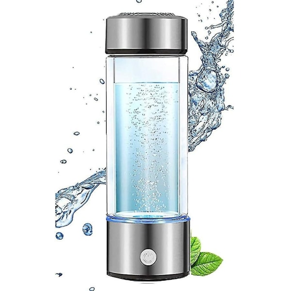 Hydrogen Generator Vattenflaska, Real Molecular Hydrogen Rich Water Generator Ionizer Maker Machine Flaska med Spe Chamber - Perfet