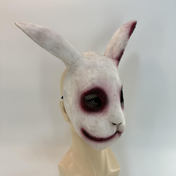 Kuuma myynti Holiday Headset latex Mask Bloody Rabbit pukeutua Hal - Perfet