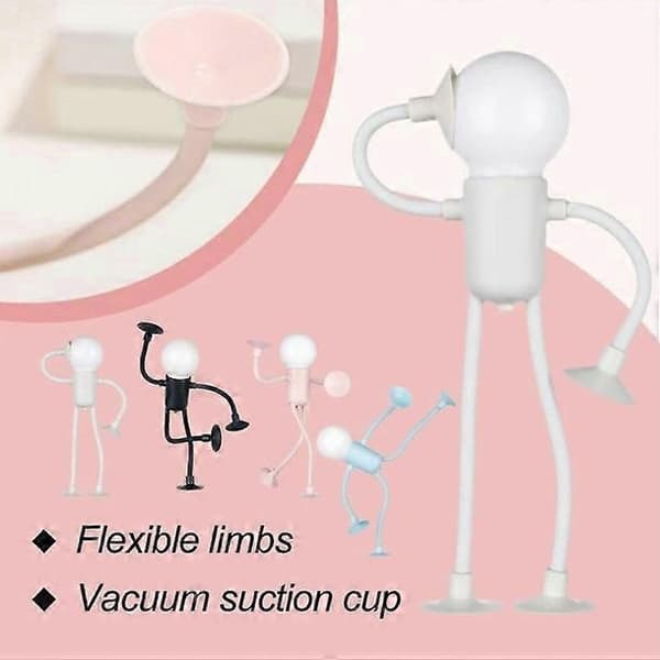 Nattlampe Formendrende Morsom Lyspære Mann DIY Lys 2025 Nyeste Søt-Perfekt pink