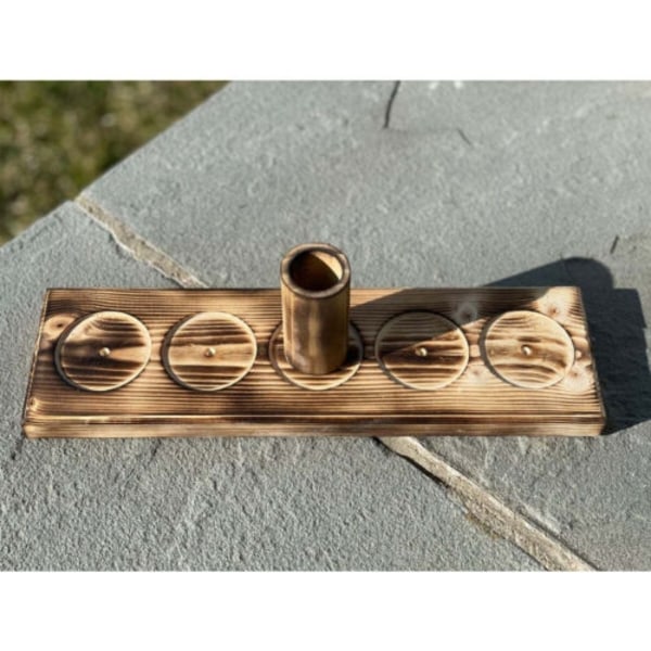 Hook and Ring Toss Battle Game Håndlagde Drikkespill Leker - Perfet