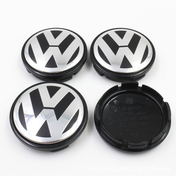 4Pack VW logotyp 56 mm cap Fälgemblem Fälgmärke - Perfet #1 56mm