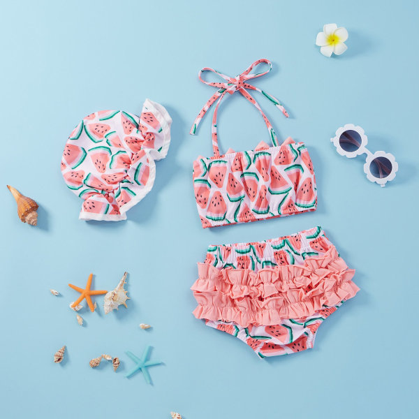 Perfekt baddräkt för toddler flickor Baby flickor Badkläder Bikini Set Baddräkt - Perfet