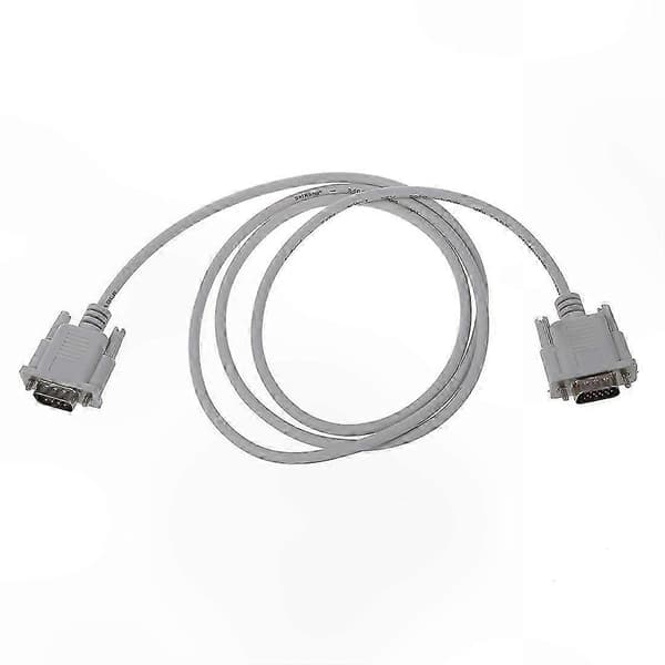 Vit DB15 till DB9 Hane Adapterkabel - 1.5M VGA till RS232 Förlängningssladd - Perfekt