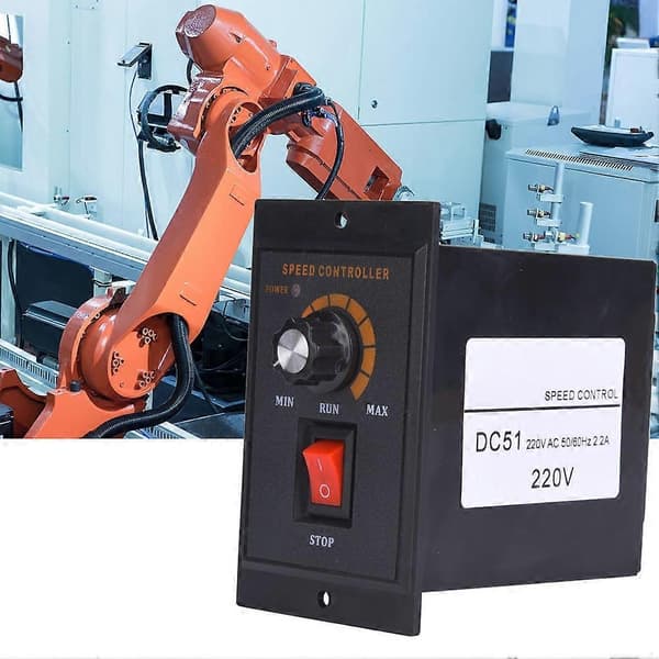 DC-51 DC Motor Regulator Permanent Magnet Controller 120W 2.2A fremoverrotasjon - Perfekt