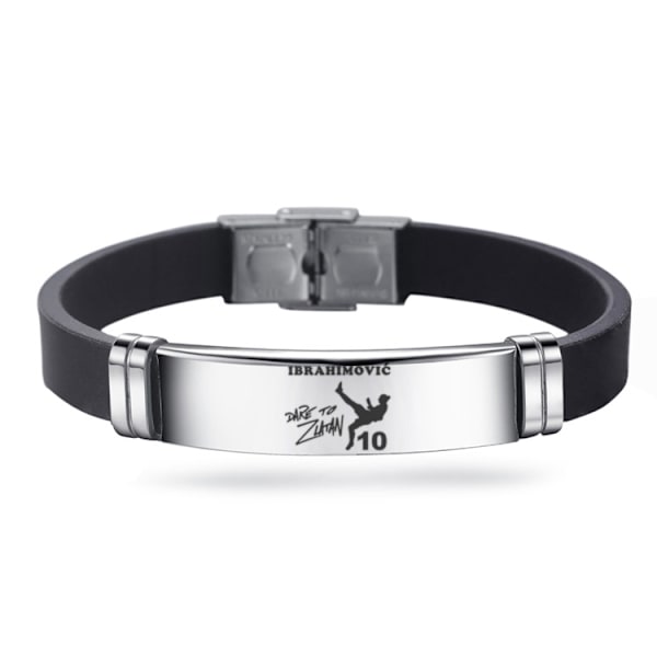 Soccer Club Sport Silikone Armbånd Rustfrit Stål Justerbart Armbånd*2pc- Perfet Igor Casillas Fernandez
