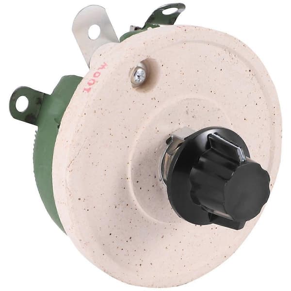 100W 100 Ohm Keramisk Trådlindad Potentiometer Resistor Reostat - Perfekt