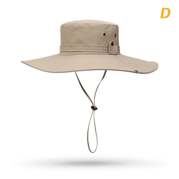 Summer Bucket Hat Cowboy Miesten Ulkokalastus Vaellus Rantahatut - Perfet khaki