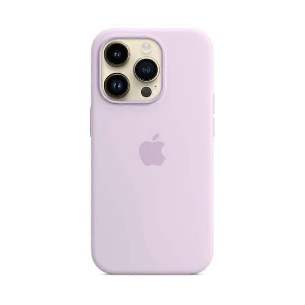 Kompatibel med Iphone 14 Pro Apple Lilla Silikonetui - Perfekt
