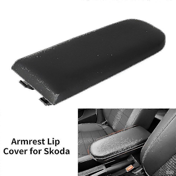 Armstödsspärr för bil Mittkonsol Armstöd Förvaringsbox Lock Kompatibel med Skoda Octavia Fabia Roomster Rapid-Perfet Soft Cloth