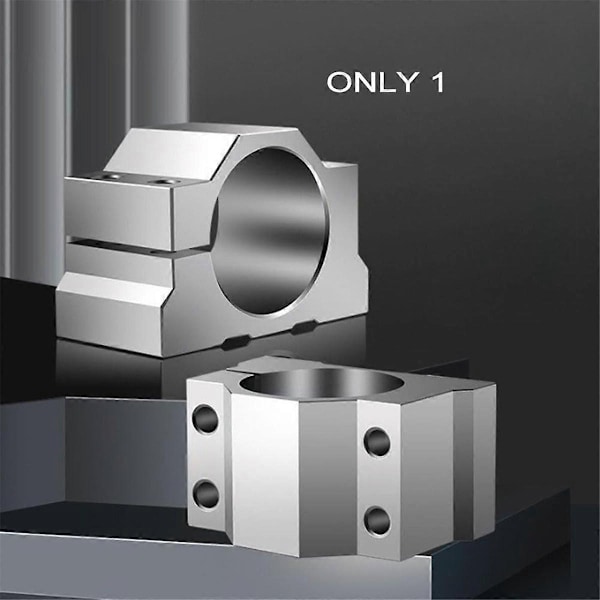65mm CNC Spindelmotor Klemme Monteringsbeslag, Spindelmotor Montering Støtte med 4 stk Skruer, til CNC Fræser Gravering-Perfekt