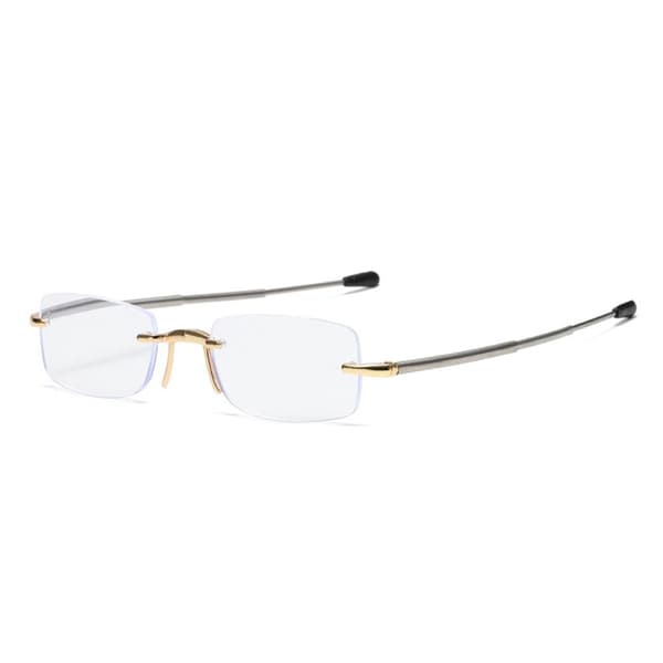 Sammenleggbare lesebriller Briller GULL STYRKE 300 Gull-Perfet Gold Strength 300