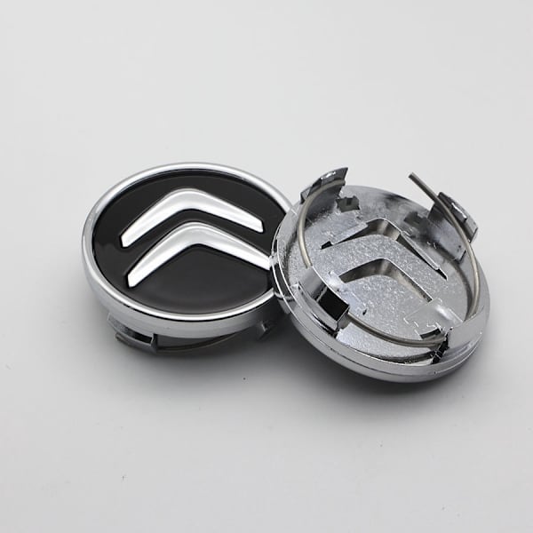 4 × 60 mm bilcenterkapsler til Citroën C3, C4, C5 Elysee Berling