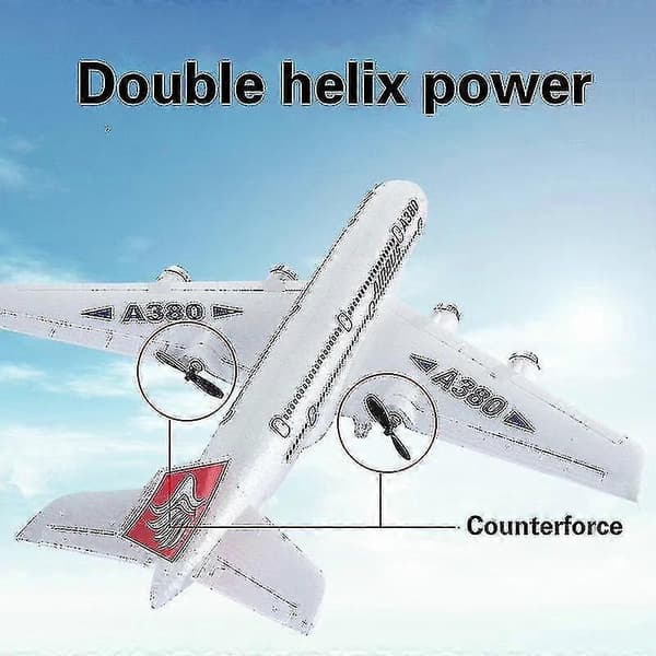 Airbus A380 Rc Flygplan Boeing 747 Rc Plan Fjärrkontroll Flygplan 2.4g Fast Vinge Plan Modell Rc Plan Leksaker för Barn Pojkar-Perfekt