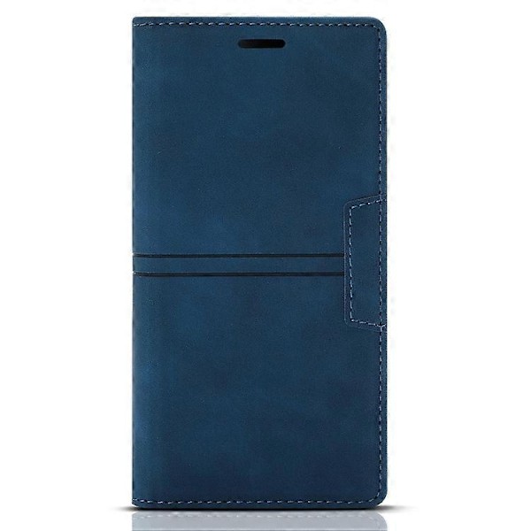 Yhteensopiva Samsung Galaxy Note20 Ultra Dream Magneettinen Imu Business Vaakasuora Käännettävä PU-nahkakotelo Pidikkeellä & Korttipaikalla & Lompakolla - Täydellinen Blue