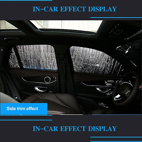 Full Cover Solskydd för Hyundai Starex H-1 Huiyi iMax 2007-2017 Solskyddsskydd Fönstervisir Vindrutor Biltillbehör-Perfekt Rear Windshield