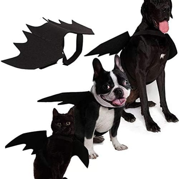 Flagermus kostume, kattehalsbånd, Halloween kostume, hund og - Perfet