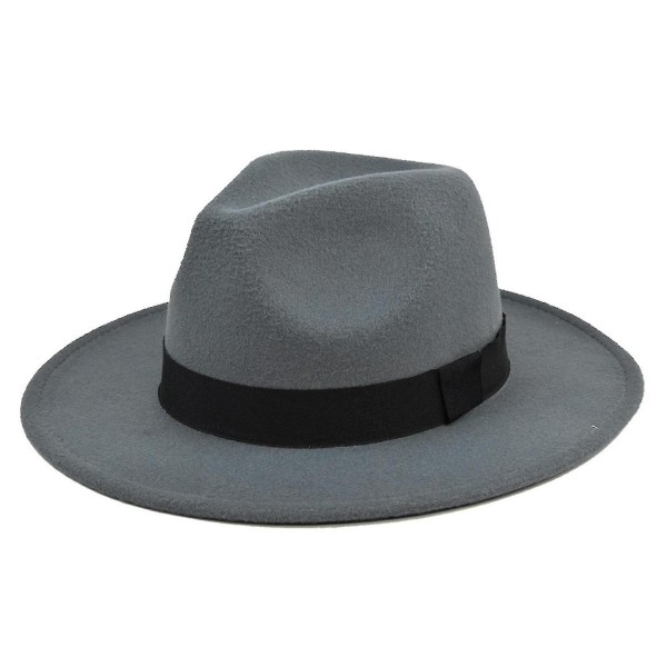 Retro Wide Rim Rancher Hat Vintage Style Men's Filt Hat Holiday Supplies - Perfet