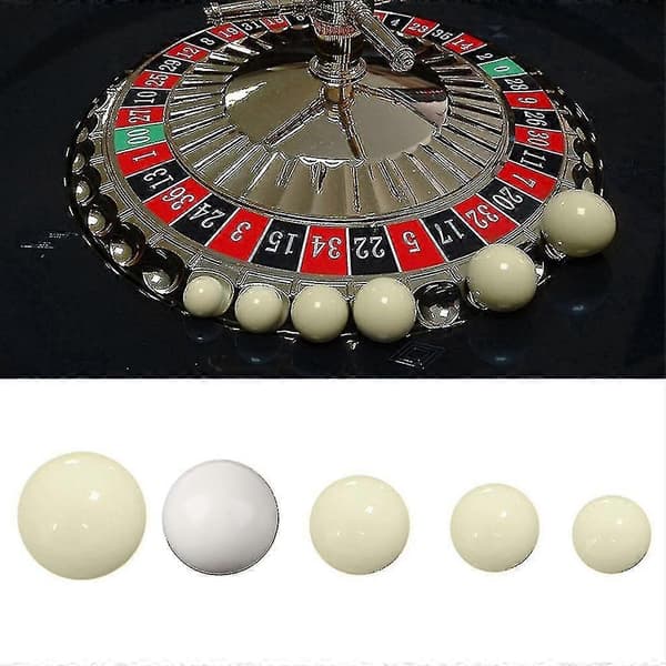 3 Stykker Spill Erstatningskule Rulettkule Ball Casino Roulette-Perfekt