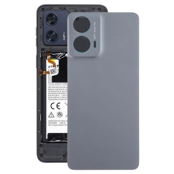 Kompatibel med Motorola Moto G24 KOMPATIBEL Batterideksel - Perfekt Black
