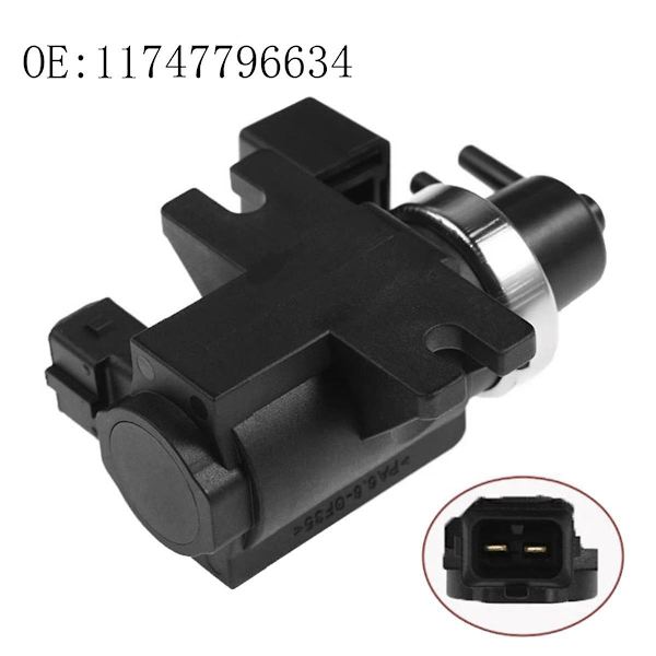 Bil Turbo Trykk Solenoid Ventil 11747796634 Kompatibel med 3 5 X5 E60 E61 E70 E87 E90 E91 E38 E46 1174224790-Perfekt