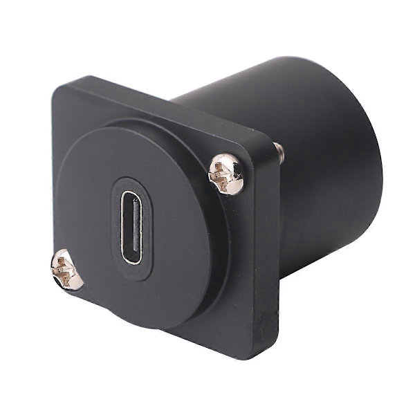 USB USBC Type C Typec Hun til Hun F-F Panelmontering Forlænger Rund Adapter - Perfekt