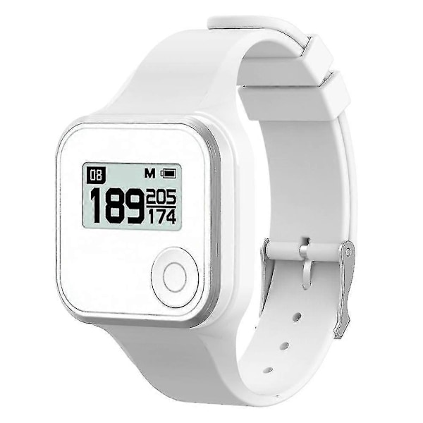 Erstatningsrem i silikon, justerbar, for Golf Buddy Voice 2 GPS - Perfekt White