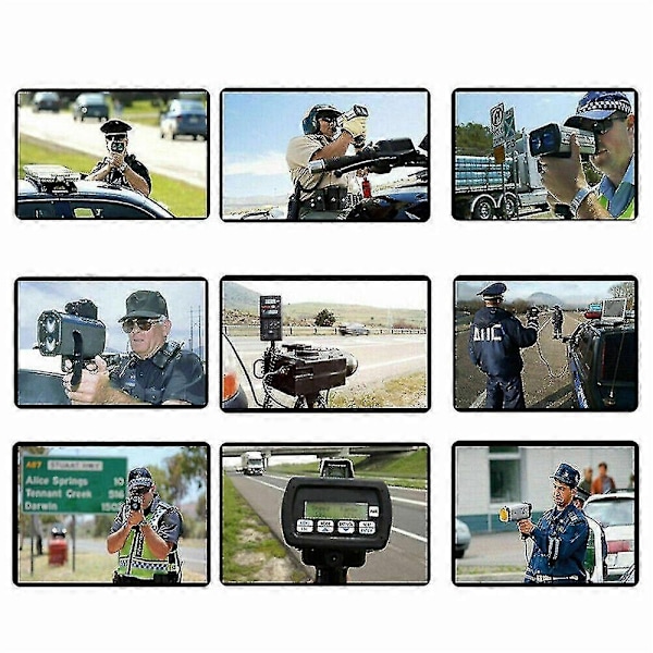 1080p Anti-radar Laser Fartmåler Nattesyn Bil Dash Cam Video Dash Cam - Perfekt
