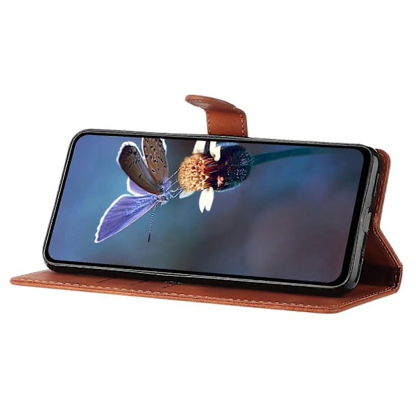 Yhteensopiva Samsung Galaxy A56 5G -kotelon kanssa Nahkainen kukkapainatuksella varustettu puhelinkuori Lompakko rannehihnalla - Täydellinen Style C