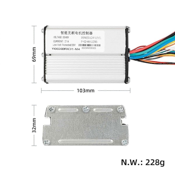 Kugoo M4 M4PRO elektrisk skateboard controller Kukirin 48V intelligent borstlös motor moderkort controller-Perfet