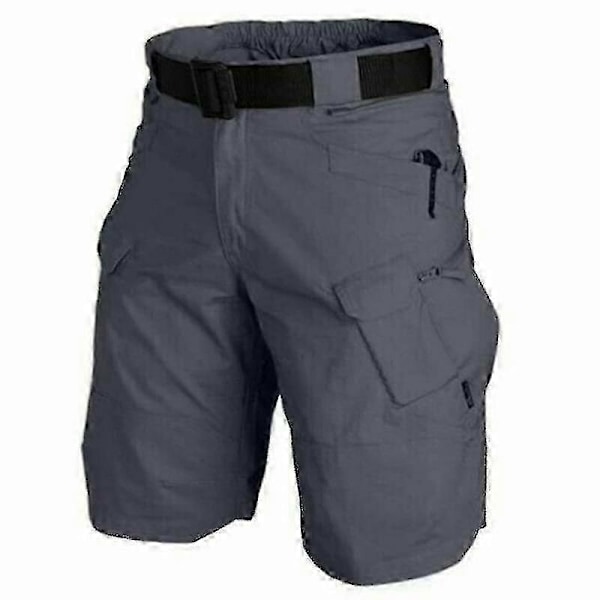 Vattentäta Shorts Herr Cargo Shorts Avslappnad Passform Vattenavvisande Arbets Vandringsshorts-Perfet Green L