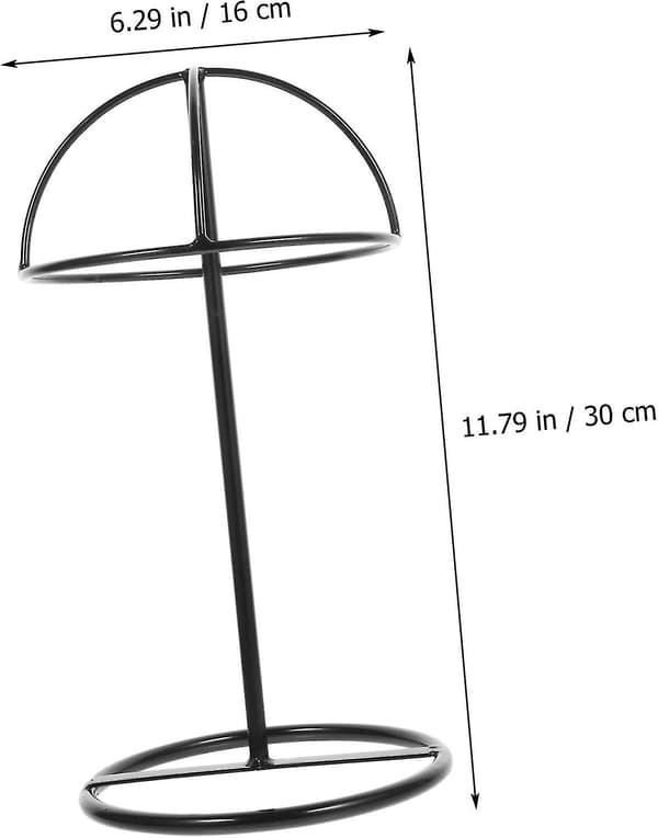 Herrkepsar och hattar Sträckare Hållare Basebollkeps Display Rack Bordsskiva Displayställ - Perfet Black