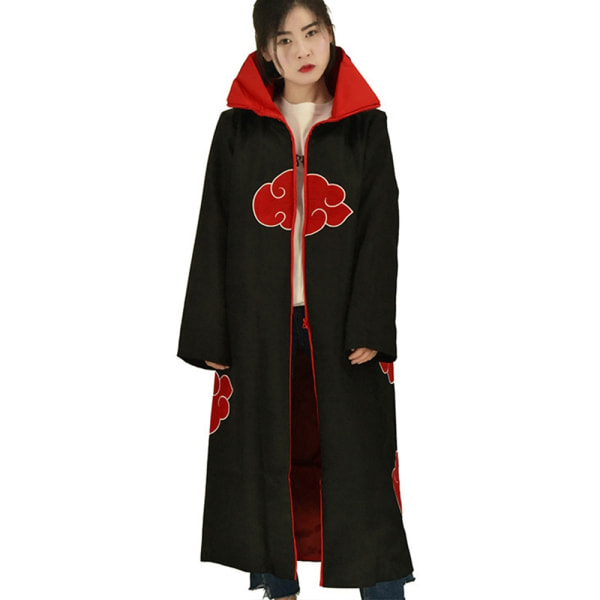 Akatsuki Uchiha Itachi kappe lang kappe med pandebånd Ring - Perfet XL
