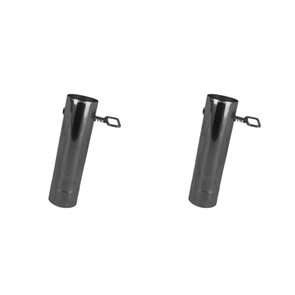 1/2/3/5 Langtidsvirkende komfyr Skorstein Tilbehør for matlaging og - Perfet Regulating Chimney 2PCS