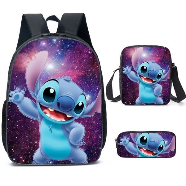Stitch tredelt ryggsekk for barn - Perfet B1