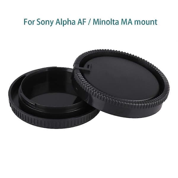 Bageste objektivdæksel + kamerafrontdæksel til Sony Alpha Minolta AF DSLR og A-mount objektiv - Perfekt