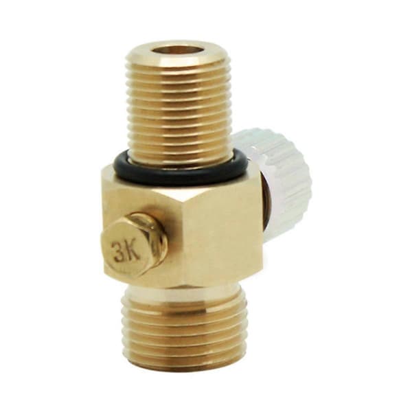 CO2 Tankventil med On/Off Gevind M18x1.5 Udgangsgevind W21.8-14-Perfekt