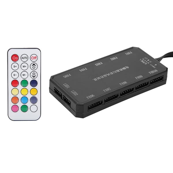 Køleblæser Controller 15m RF Trådløs Kontrol Computer Blæser Controller Blæser Controller Forbedrede Funktioner-Perfekt