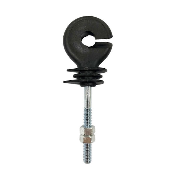 50 stk. Flade Møtrik Isolatorer Elektrisk Hegn Isolatorer Gevind Elektrisk Hegn Isolering Spiral Insula-Perfet