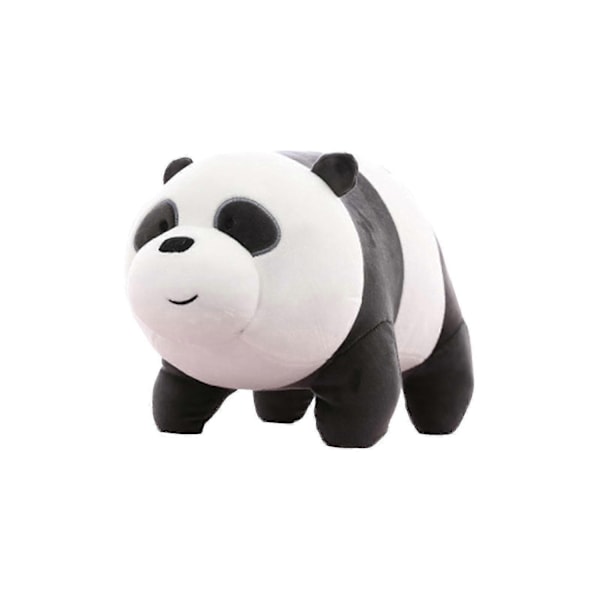 Vi Bare Bjørner Kosedyr Isbjørn Panda Grizzly Myke Plysjleker Kawaii Plysjdyr for Gutter Jenter Barn-e-Perfet White Black Down 25cm
