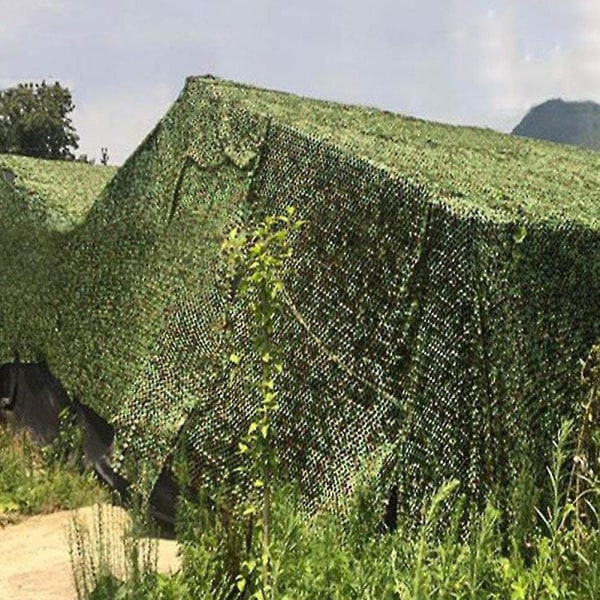 Roll Camo Net til Jagt Militær udsmykning Solskærm, 1,5m X 5m - Perfet