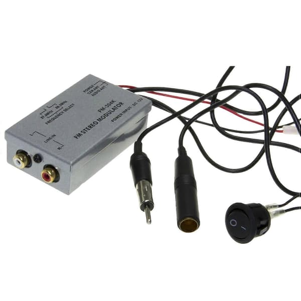Universal FM-modulator Stereo MP3 Auto Antenne Kabel Bilradio Cinch Aux Adapter - Perfekt
