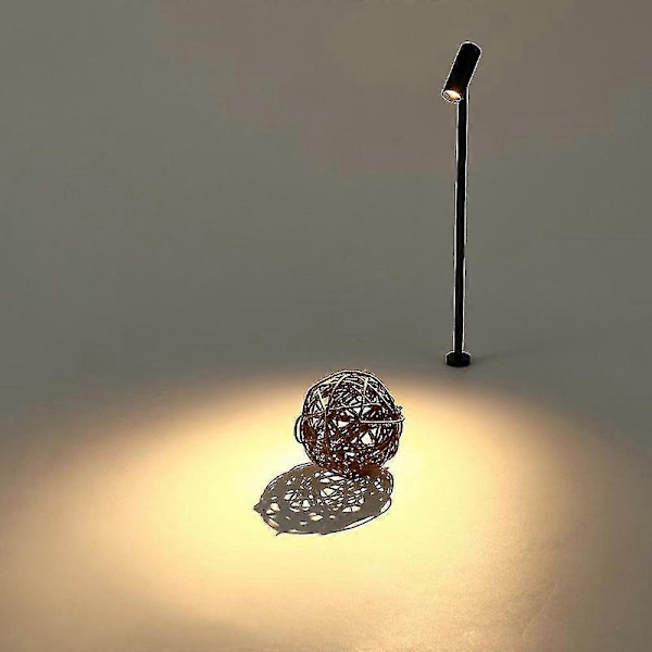 Dimbar LED spotlight smykke display lys 20/30/35 cm søylelys mobiltelefon butikk display bordlampe roterbar 220v stående lampe-Perfet Gold 30CM 4000K