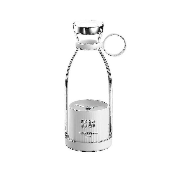 Kannettava Sähköinen Mehukone Blenderi USB Mini Hedelmäblenderi Mehukone Hedelmäuuttajat Ruokavärähtely Monitoiminen Mehukone-Perfet White