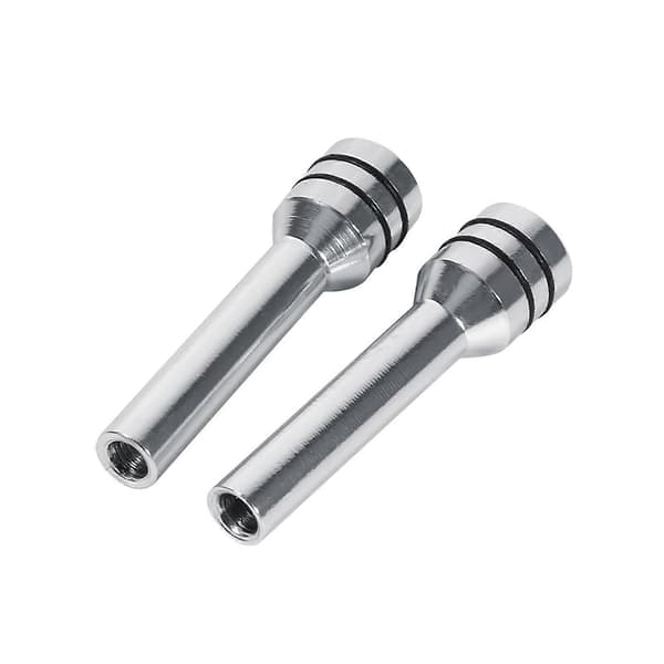 2 st Aluminium Bil Lastbil Inre Dörrlåsknoppar Stift Skydd, Silver-Perfet