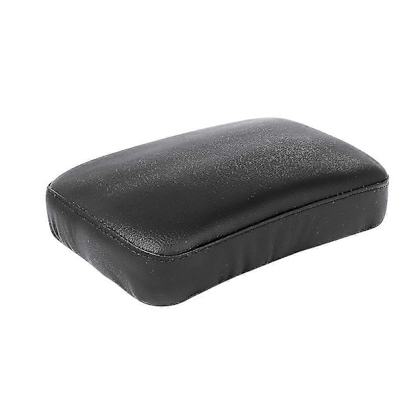Svart Bakre Passagerarkudde 8 Sugkoppar Sadel Sittdyna Kompatibel med Harley Dyna Sportster Softail touring Xl 883 1200-Perfekt 2