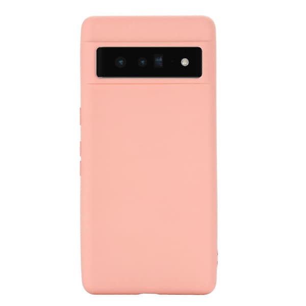 til Pixel 7 Pro Pure Color Flydende Silikone Stødsikkert Telefoncover - Perfekt Pink