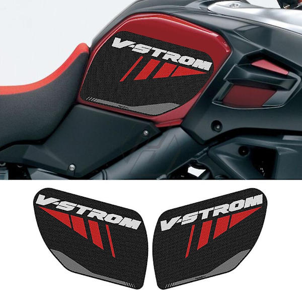 Motorcykel Side Tank Pad Beskyttelse Knægreb Anti-slip til Suzuki V-strom 1000 Xt Abs 2017-2020-Perfekt 1 set of white